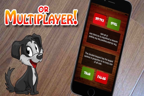 Dogs True False Quiz - For Kids! Amazing Dog And Puppy Facts, Trivia And Knowledge! screenshot 4