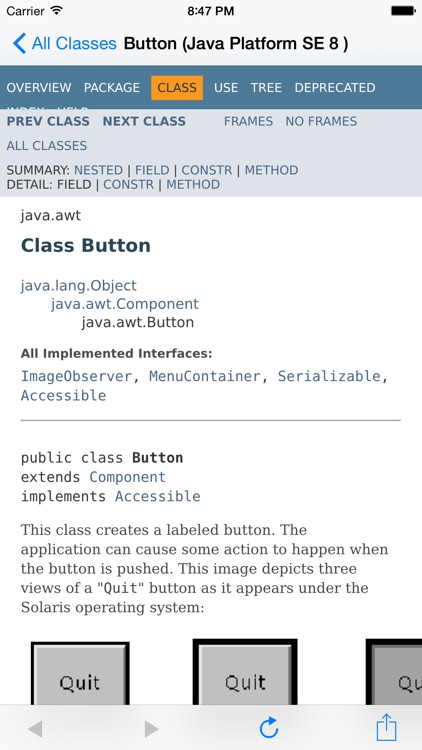 API for Java 8 version