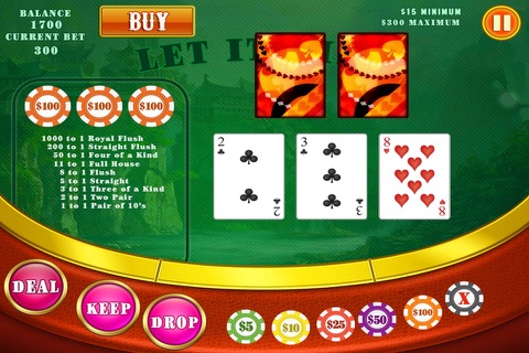Ancient Let it Red with China's Temple Card Casino Games Pro screenshot 3