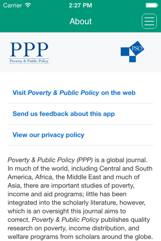 Poverty & Public Policy screenshot 4