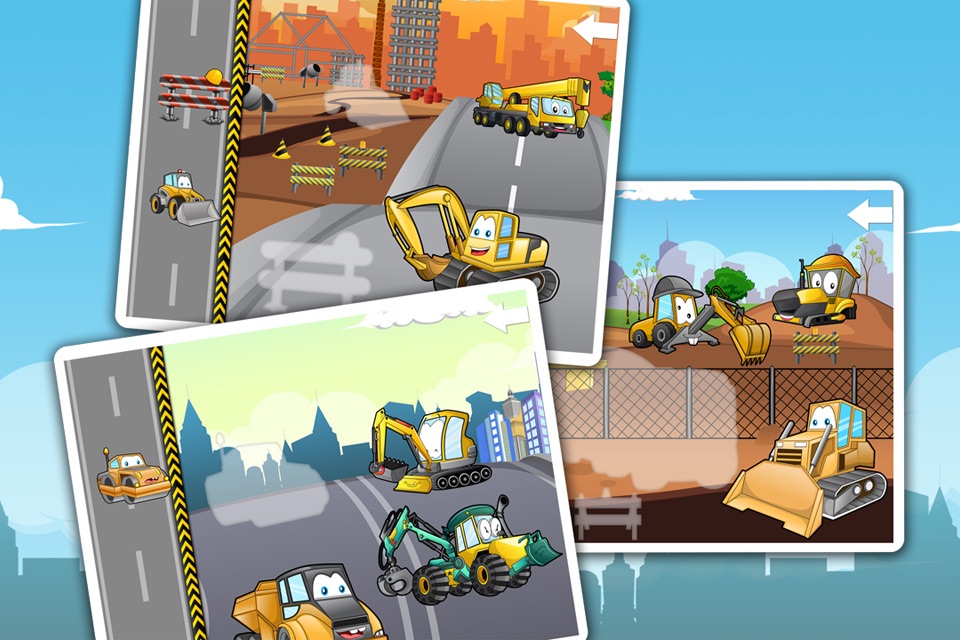 Big machines and trucks puzzles for young boys screenshot 3