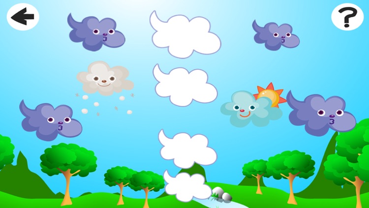 A Sort By Size Game for Children: Learn and Play with Weather