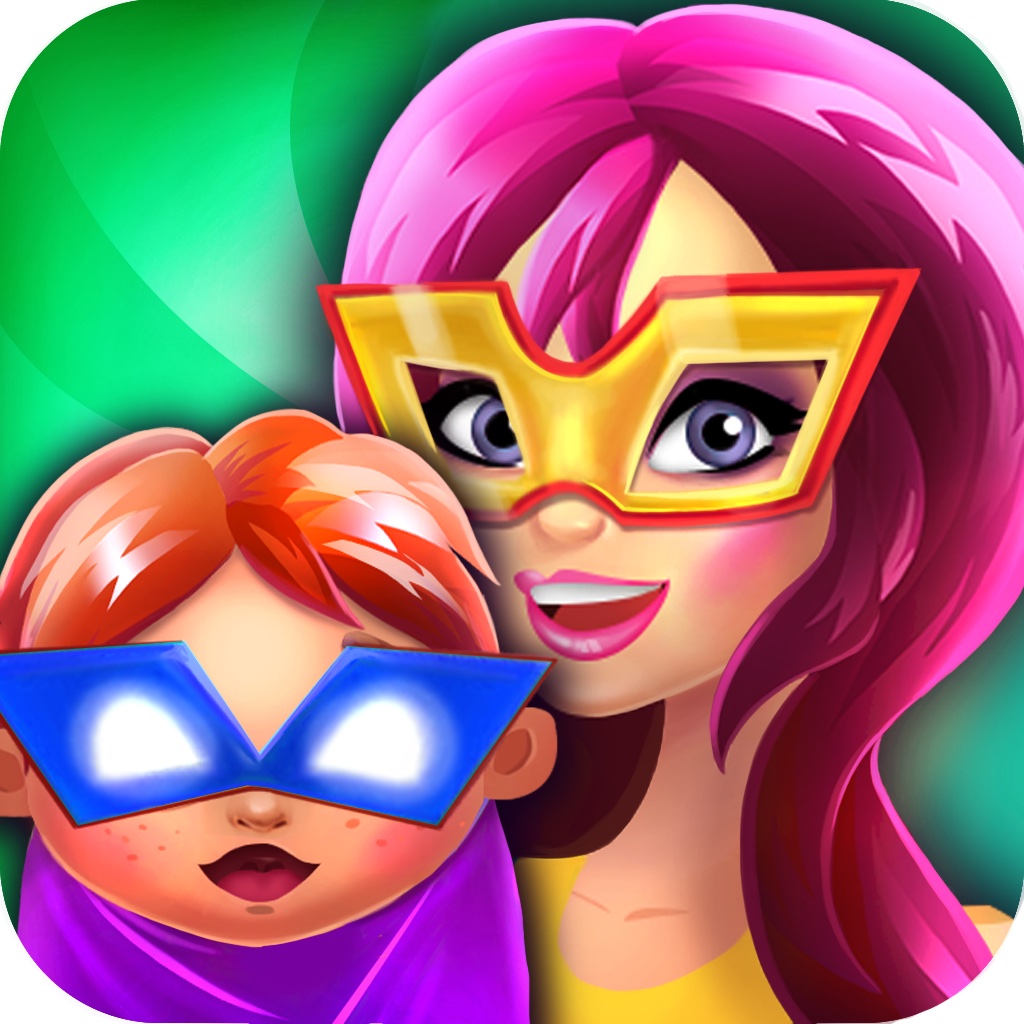 My New-Born Baby Super-Hero - mommy's fun & pregnancy kid's care game free icon