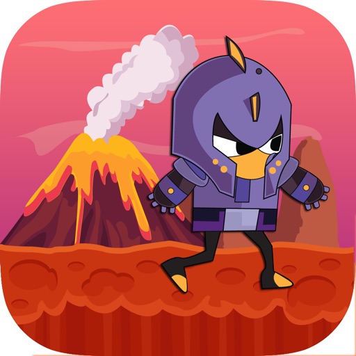 Escape Volcano - Avoid the zombies in a race to the bottom (FREE) Icon