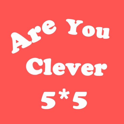 Are You Clever ? - 5X5 Puzzle Pro iOS App