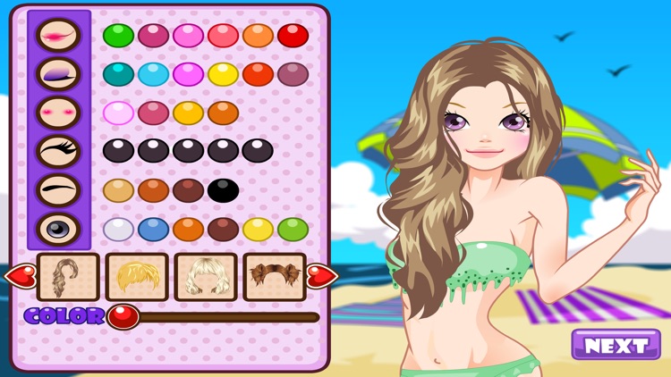 Tropical Fashion Models 2 - Dress up and make up game for kids who love fashion