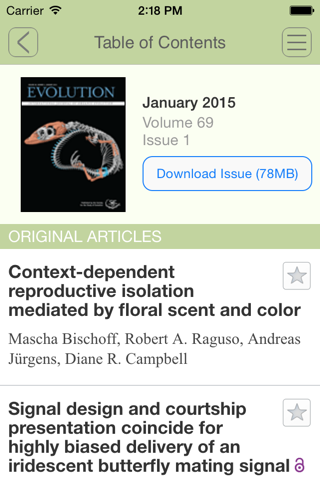 Evolution Journal screenshot 3