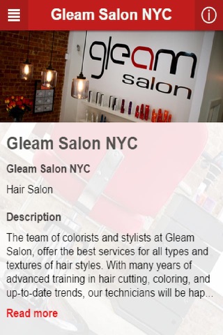 Gleam Salon NYC screenshot 2