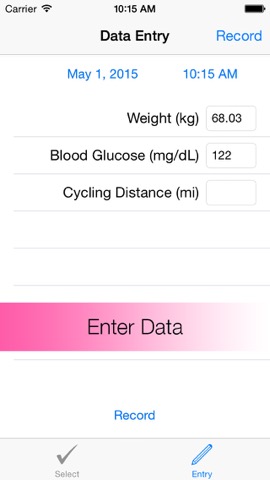 HealthEntry - easy data entry for HealthKitのおすすめ画像2