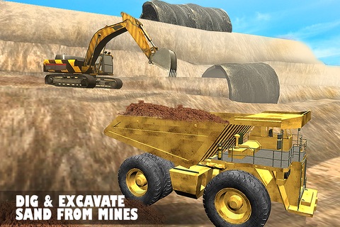 Extreme Hill Mining Trucker 3D screenshot 2