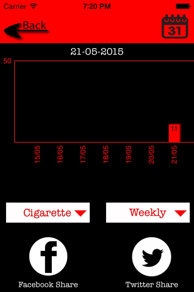 Cigarette Tracker App screenshot 4