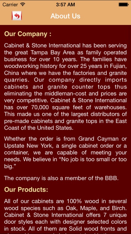 Cabinet & Stone Intl