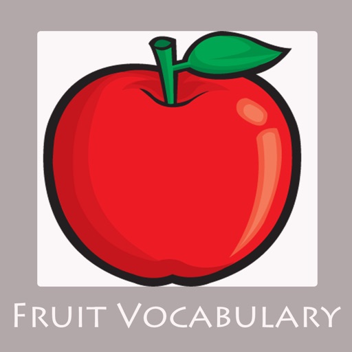 Easy fruit vocabulary grammar  practice leaning english for preschool Icon