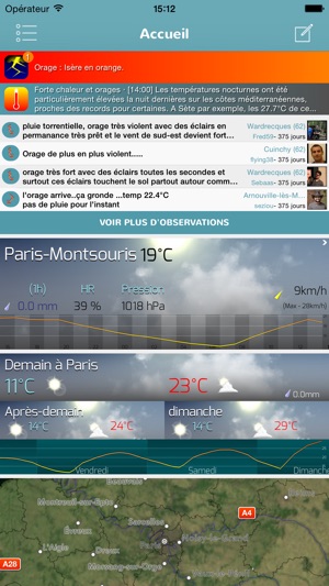 Infoclimat - météo en temps réel