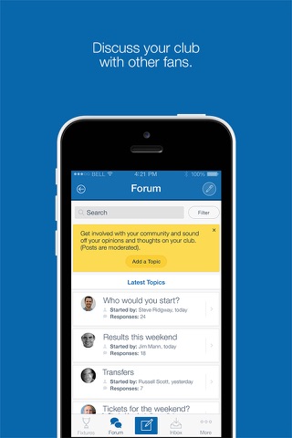Fan App for Greenock Morton FC screenshot 3