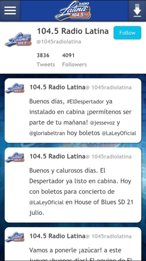 Radio Latina 104.5fm(圖2)-速報App