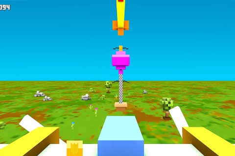 Blocky Plane Gold screenshot 4