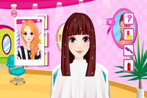 New Hairstyles Salon - The hottest girl hair salon game for girls and kids! screenshot 2