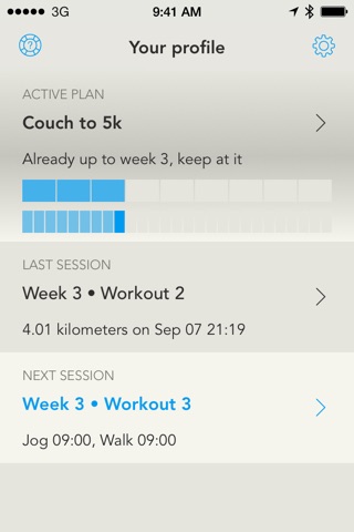 Go 5k (GPS & Pedometer) - Couch to 5k plan screenshot 4