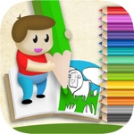 Livro para pintar e as crianças de cor jogo educativo colorir desenhos com marcador