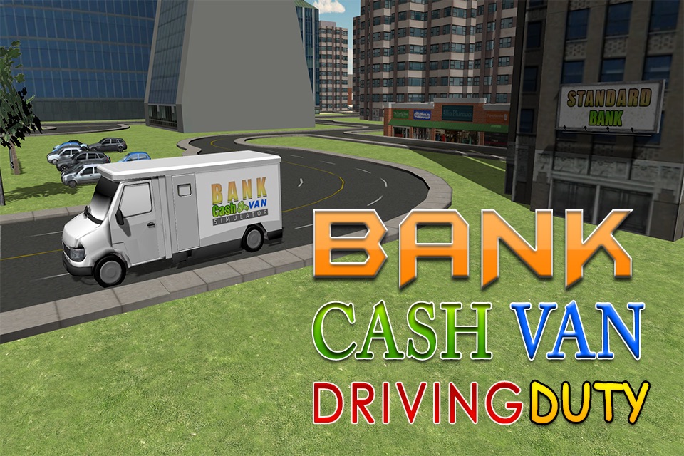 Bank Cash Van Simulator - Transport dollars in money truck simulation game screenshot 2