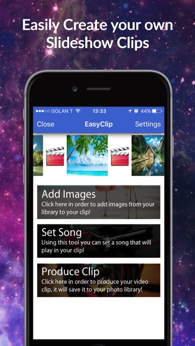 How to cancel & delete EasyClip - Image Slideshow Clip Movie Maker Creator from iphone & ipad 1