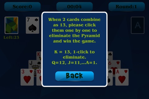 *PyramidSolitaire screenshot 3