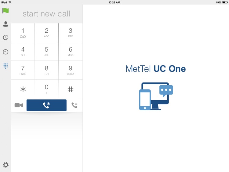 MetTel UC One for iPad