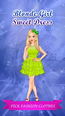 Game screenshot Cute Blonde Girl Sweet Dress - Makeover game for little princesses mod apk