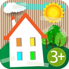 Activities of HugDug Houses - Little kids build their own house and make art with amazing stickers