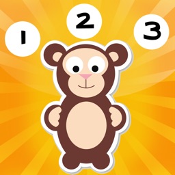 Animal counting game for babies: Learn to count the numbers with baby stuff