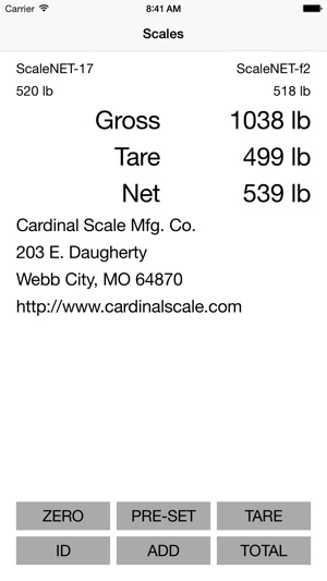 ScaleNET Dual Scale