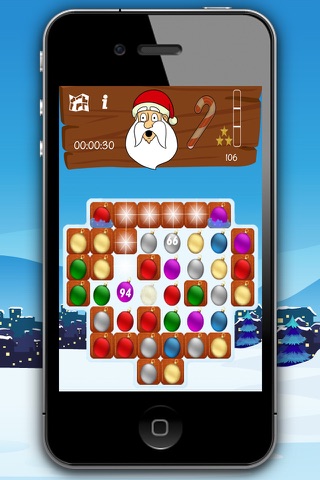 Christmas seasons & Santa crush - funny bubble game with xmas balls for kids and adults screenshot 4