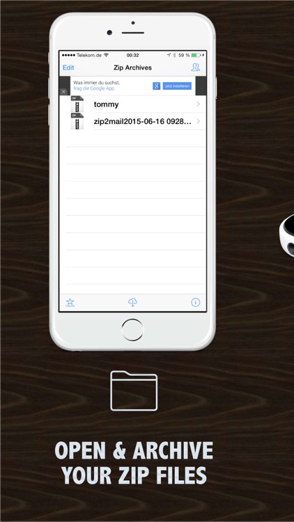 Zip Viewer - Archiver Manager Browser Reader of Zip Files, unzip directly from email, Safari, Dropbox or iCloud Drive screenshot-0