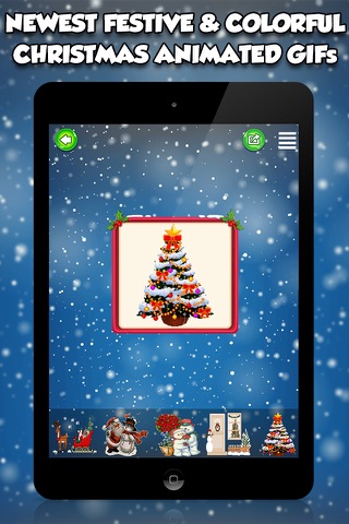 Christmas 3d Emojis & GIFs screenshot 2