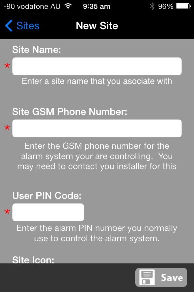 MyAlarm SMS Control screenshot 4