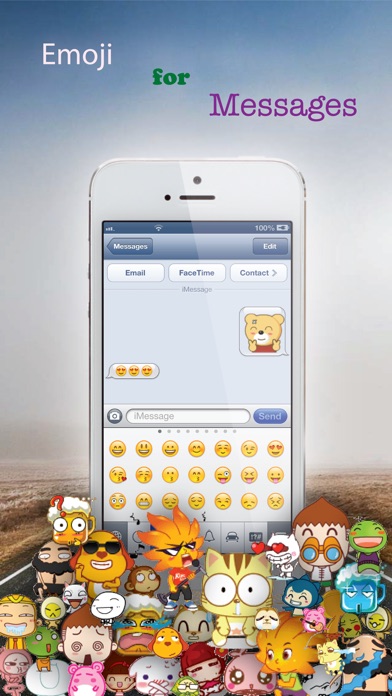 Emoji 3 Emoticons for WhatsApp, LINE, KakaoTalk, Kik, WeChat, MMS, Mail, Zoosk & Facebook Messenger - Free Emoji Keyboard with Pop Emojis Art & Animated icons Screenshot 4