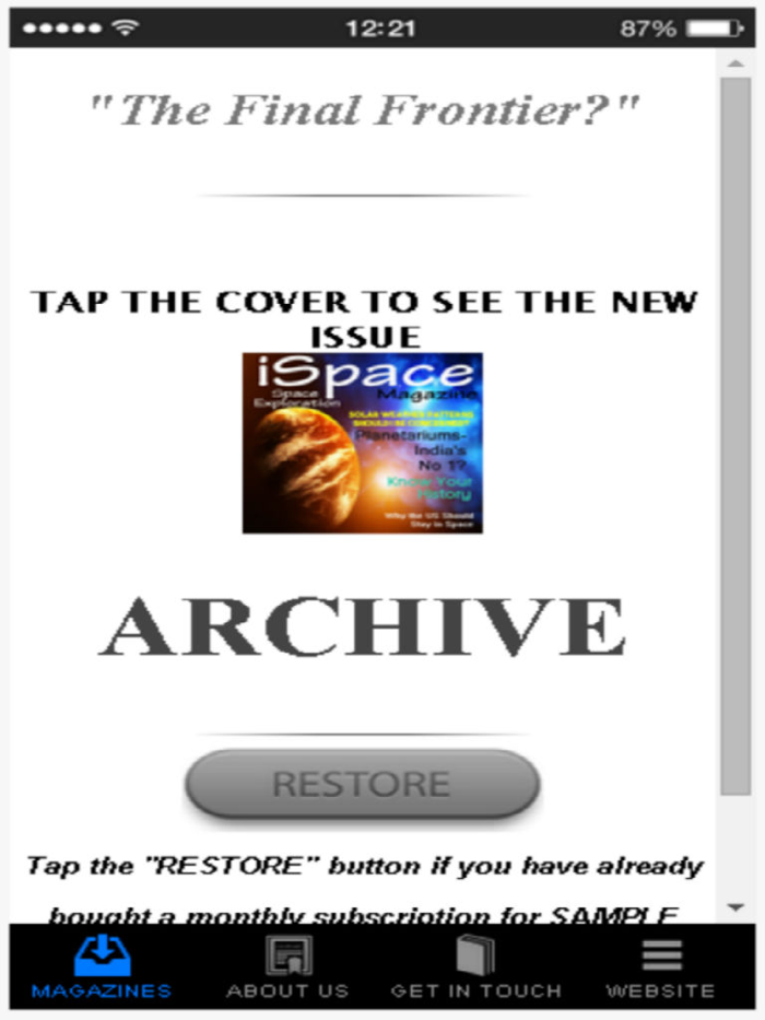 iSpaceSpace Explorer Magazine