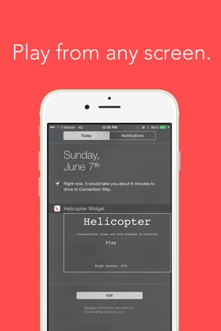 Helicopter Widget screenshot 2