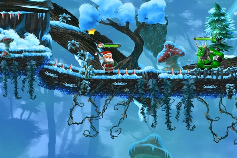 Superhero Santa - 2D Platformer Christmas Game With Santa Claus screenshot 2