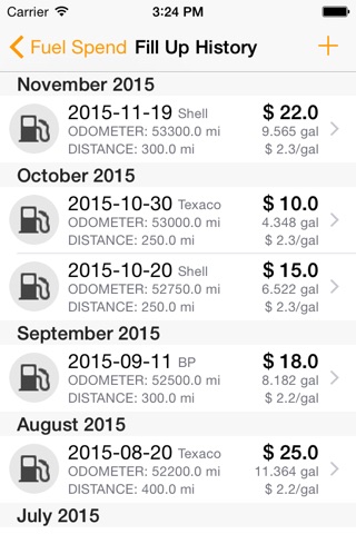 Fuel Spend screenshot 4