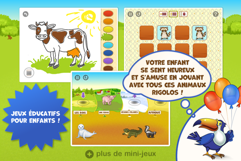 Zoo Playground - Games with animated animals for kids screenshot 4