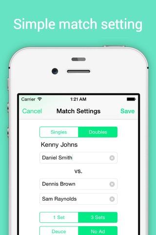 TennisCore - track tennis scores & review stats screenshot 3