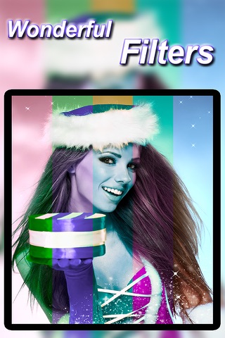 Xmas Photo Editor To Make Your Christmas Holiday Colorful With Emoji Stickers Effect screenshot 3