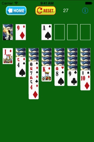 Zeus Solitaire Pyramid Playing Cards Live screenshot 3