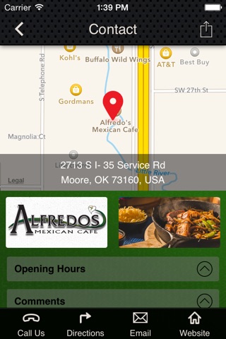Alfredo's Mexican Cafe Moore screenshot 3