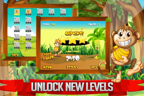 Monkey Thrill - Fun Kids Tap Game FREE! screenshot 3