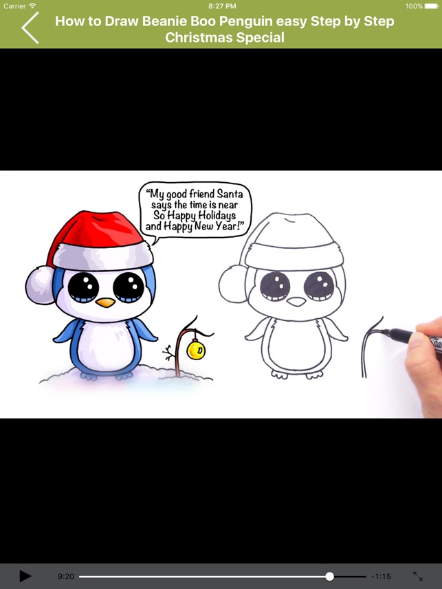 How to Draw Christmas Characters Cute for iPad(圖3)-速報App