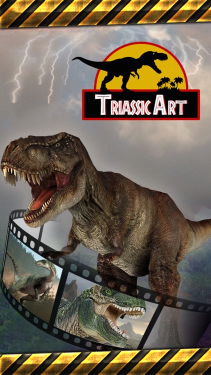 Triassic Art Photo Booth - Insert A World of Dinosaur Special Effects in Your Images