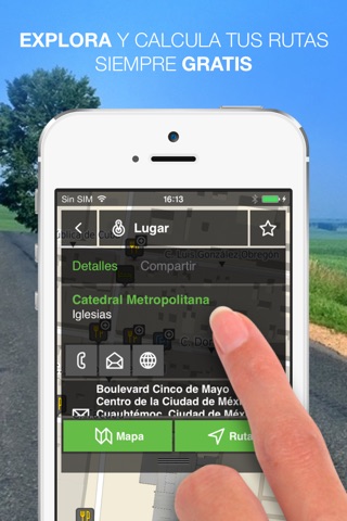 NLife Mexico - Navegación GPS y mapas sin conexión a Internet screenshot 3